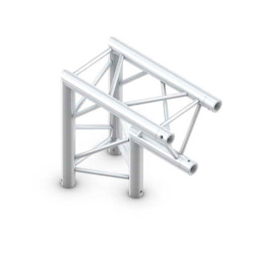 Structure alu trio – angle 2 départs 90°